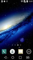 Space live wallpaper تصوير الشاشة 1