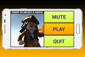 Slide Puzzle Lego Pirates โปสเตอร์