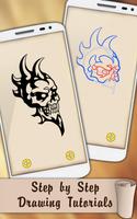 Draw Skull Tattoos screenshot 2