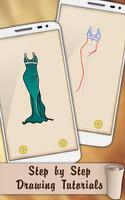 Draw Dresses and Gowns capture d'écran 2