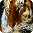 Sparkling tiger live wallpaper