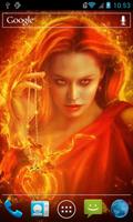 Fiery witch live wallpaper 截圖 1