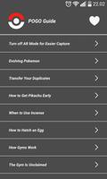 Free Pokemon Go Guide and Tips captura de pantalla 1