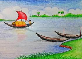 برنامه‌نما Drawing Scenery عکس از صفحه