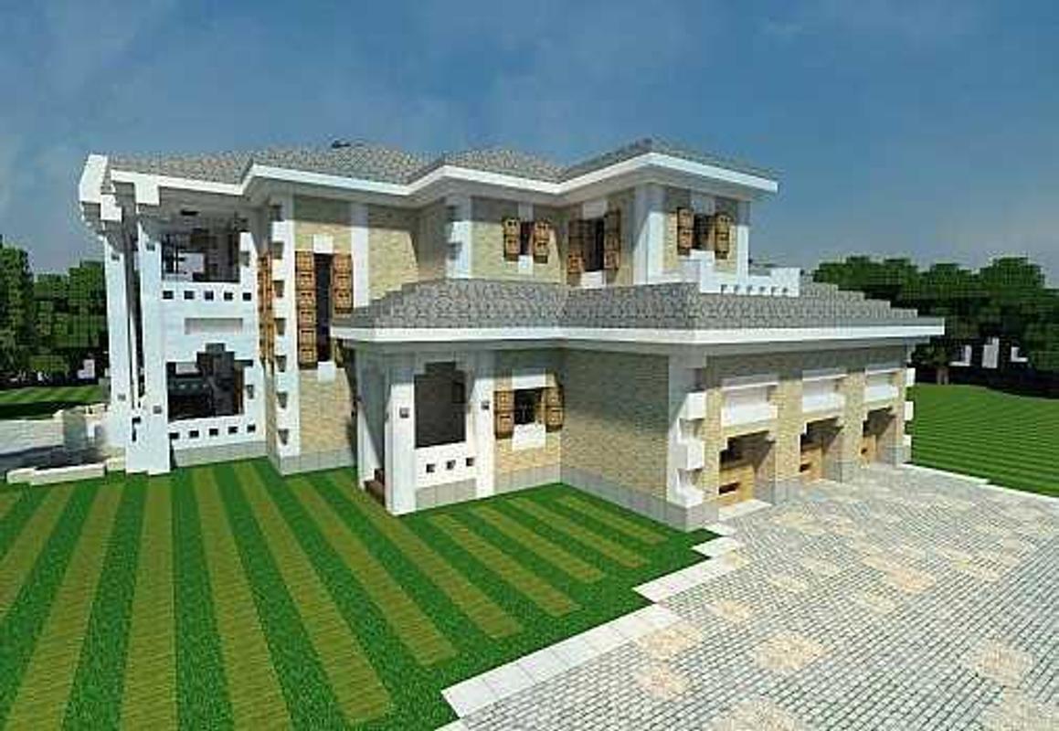 70 Desain Rumah Modern Minecraft Terbaru Dan Terkeren Juragan Desain