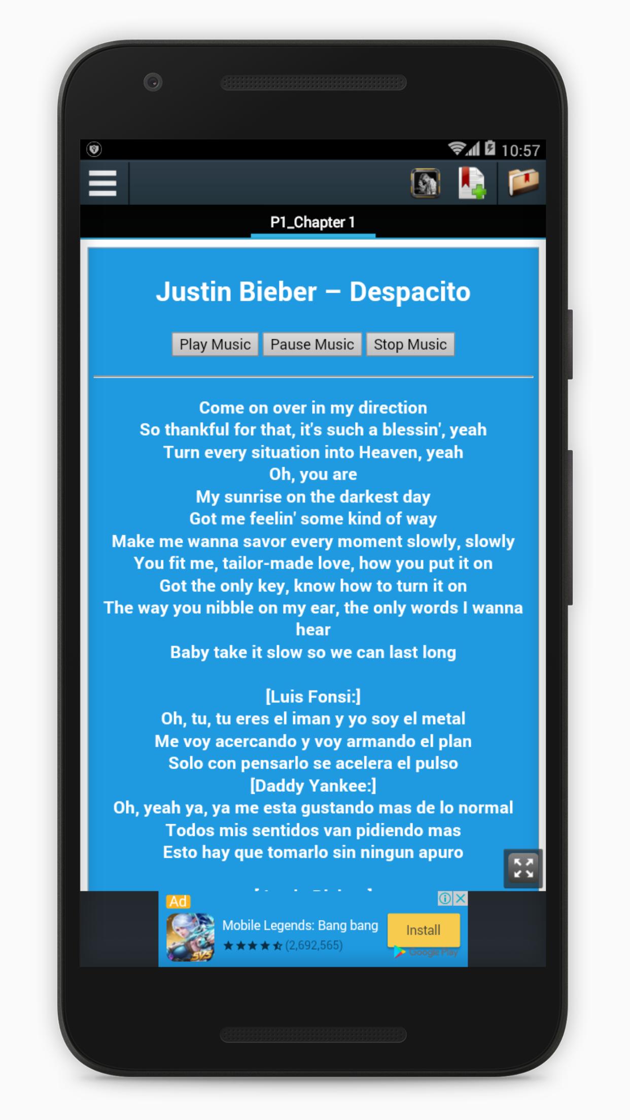 Lirik Lagu Despacito For Android Apk Download