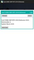 Soal UNBK SMP 2018 Offline (Ujian Nasional) ảnh chụp màn hình 3