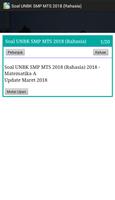 Soal UNBK SMP 2018 Offline (Ujian Nasional) imagem de tela 3