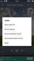 Canto de Curio Mp3 capture d'écran 3