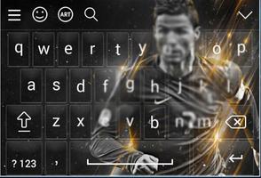 New Keyboard Cristiano Ronaldo 2018 HD screenshot 1