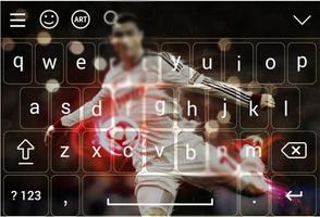 New Keyboard Cristiano Ronaldo 2018 HD capture d'écran 2