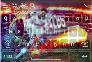 New Keyboard Cristiano Ronaldo 2018 HD screenshot 3