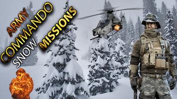 Army Commando Snow Missions Affiche
