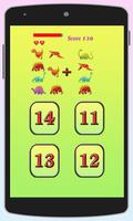 Dinosaur Math Addition for Kid captura de pantalla 1