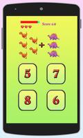 برنامه‌نما Dinosaur Math Addition for Kid عکس از صفحه