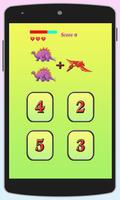 برنامه‌نما Dinosaur Math Addition for Kid عکس از صفحه