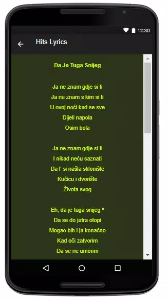 Dino Merlin Song & Lyrics APK for Android Download