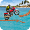 Beach Bike Stunt Rider