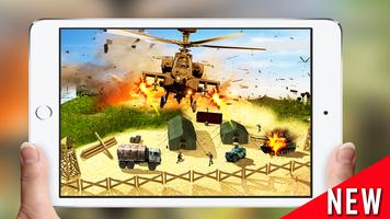 Gunship Helicopter Air Strike - 3D Battle screenshot 1