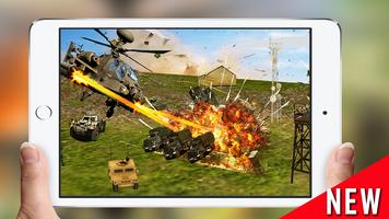 trực thăng võ trang không khí chiến tranh 3d ảnh chụp màn hình 2