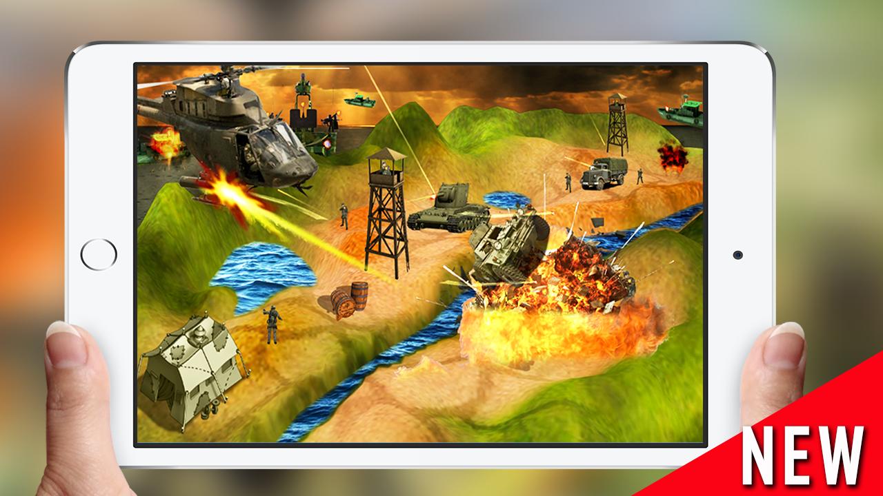 Gunship Helicopter Air Strike 3d Battle For Android Apk Download - airstrike roblox id