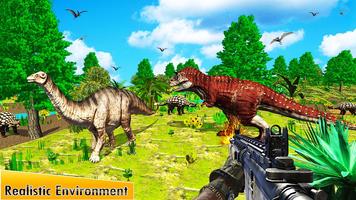 Mountain Dinosaur Hunter Deadly Shores FPS Shooter Affiche