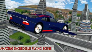 New Turbo Flying 3D Car स्क्रीनशॉट 1