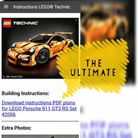 Instruction Guide LEGO Technic imagem de tela 1