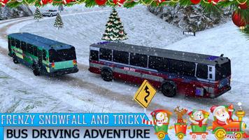 Amazing Christmas Tourist Bus Driving Simulator screenshot 2