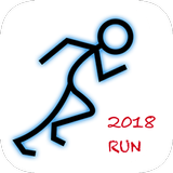 Stickman Run School أيقونة