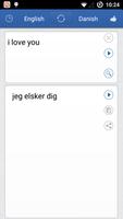 Danish English Translator Cartaz