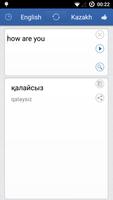 Kazakh English Translator Affiche