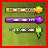 Hack Free Gems for coc App coins (Prank) иконка