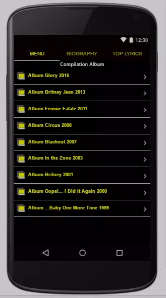 Britney Spears Full Album Lyrics APK for Android Download