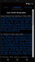 Sam Smith Full Album Lyrics اسکرین شاٹ 1