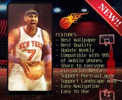Carmelo Anthony Wallpaper HD 4K 🏀 ảnh chụp màn hình 1