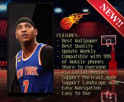 Carmelo Anthony Wallpaper HD 4K 🏀 ảnh chụp màn hình 3