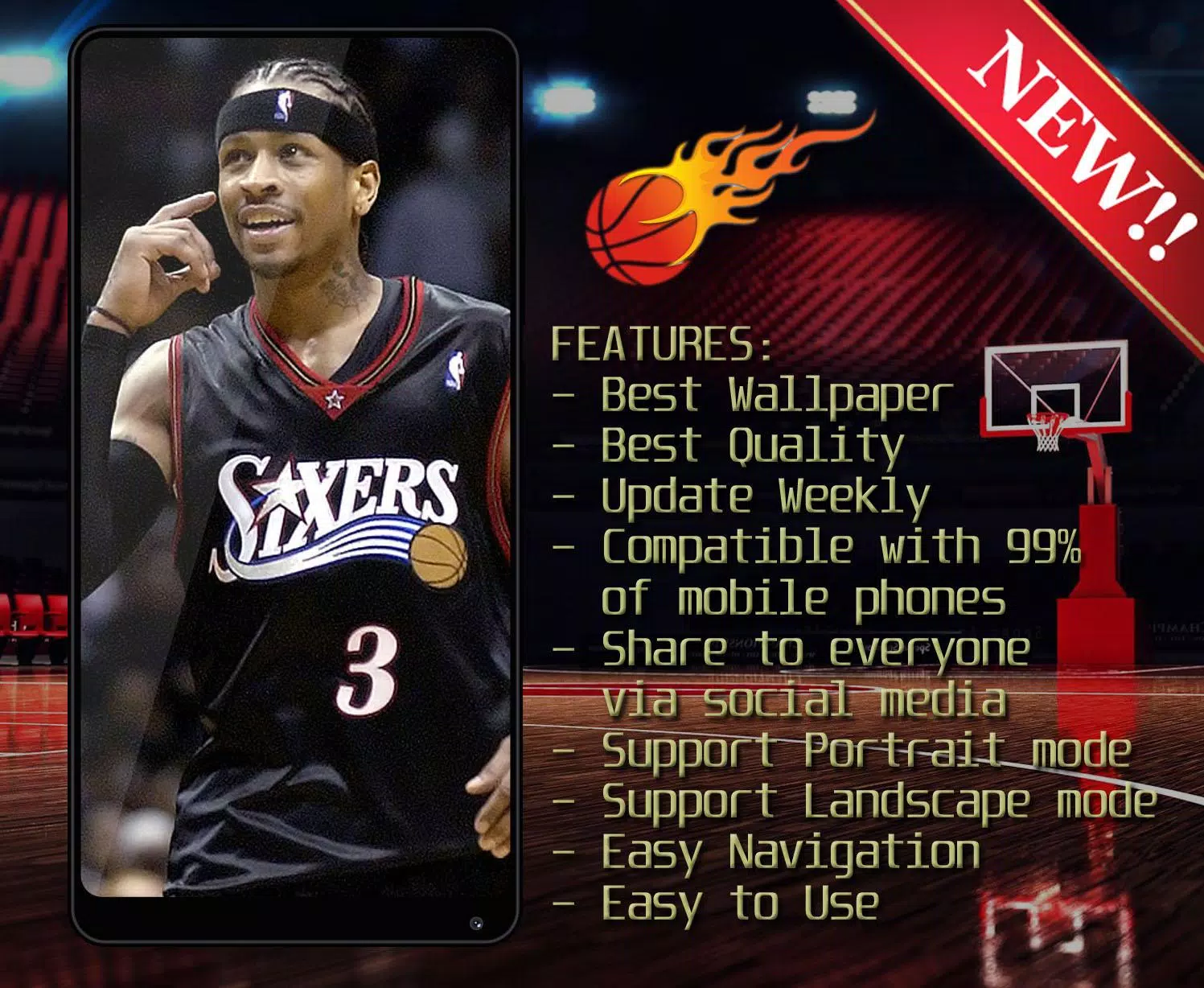 Allen Iverson Wallpaper Hd 4k Apk For Android Download