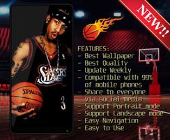 Allen Iverson Wallpaper HD 4K 🏀 ảnh chụp màn hình 3