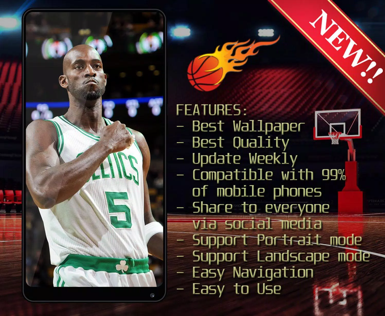 Download Kevin Garnett Basketball Player Wallpaper