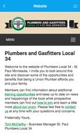 Plumbers & Gasfitters Local 34 स्क्रीनशॉट 1