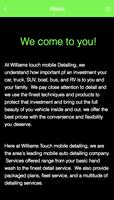 Williams Touch Mobile Detailin captura de pantalla 1