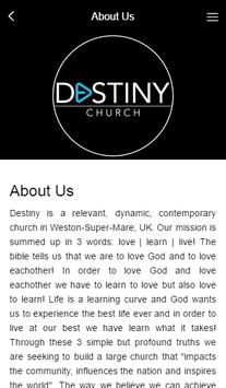 Destiny Church UK screenshot 1