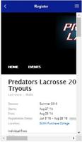 Predators Lacrosse screenshot 2