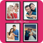 Love Photo Frames Collage icône