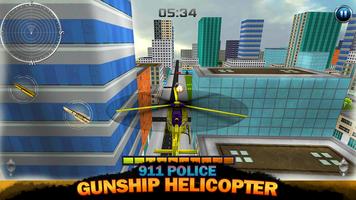 911 Police Gunship Helicopter স্ক্রিনশট 2