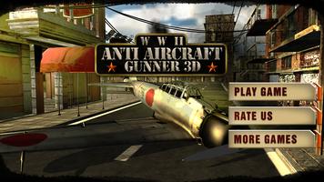 WW2 Anti Aircraft Gunner 3D poster