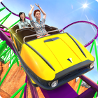 Roller Coaster Crazy Driver 3D Zeichen