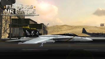 F18 vs F16 Air Battle 3D capture d'écran 1
