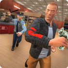 Supermarket Gangster Escape 3D icône